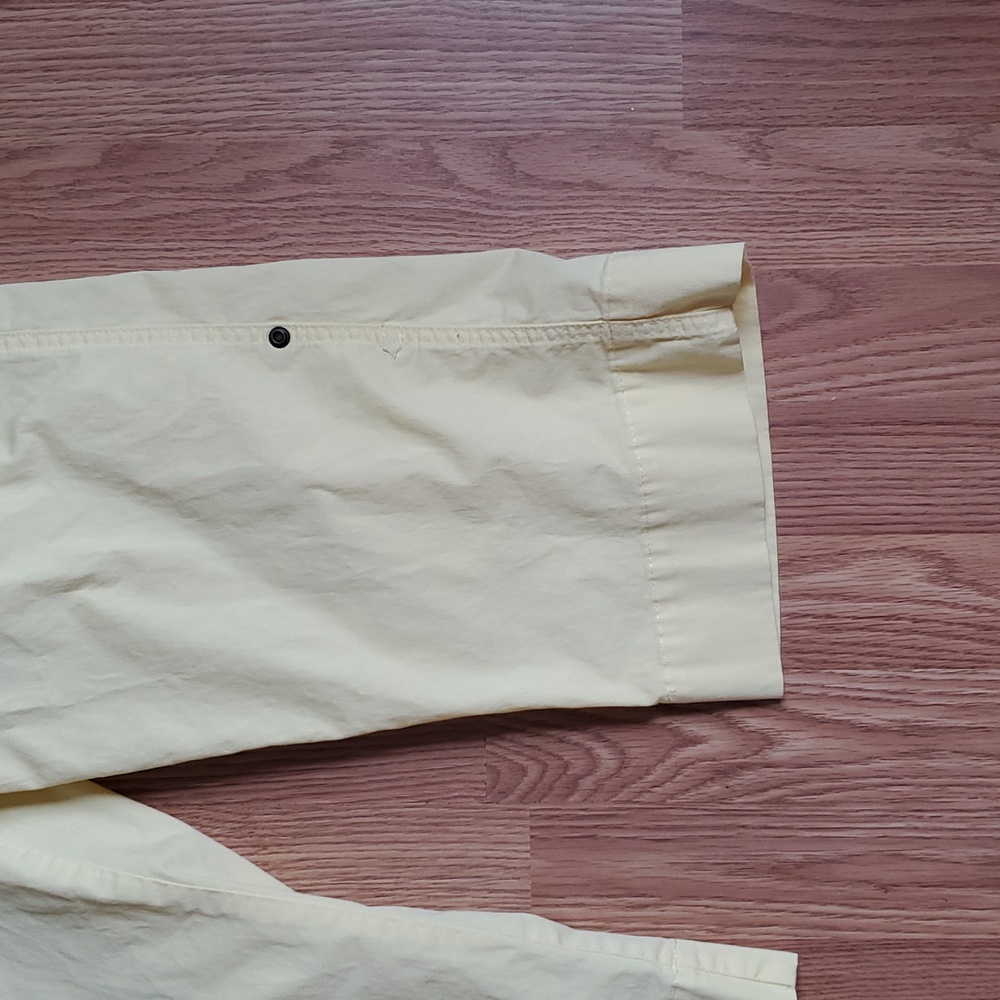 Lee Pale Yellow Cropped Utility Jeans - Picture 3 of 9